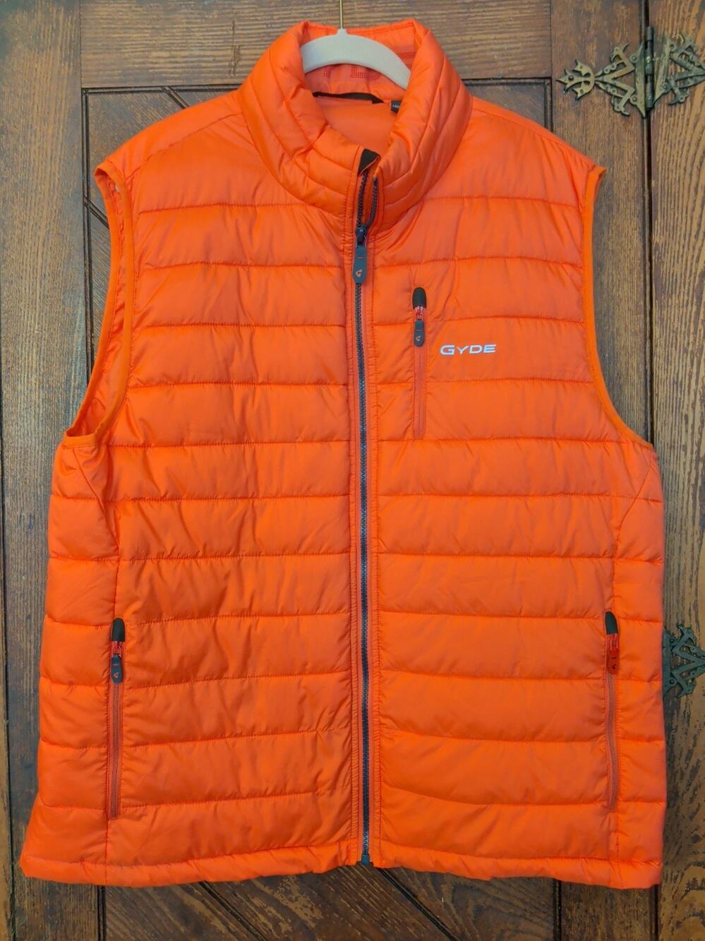 Gyde Supply Men’s Calor Heated Vest Orange Size XL Gerbing Vest Only No Heating